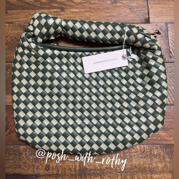 The Brigitte Satchel By Melie Bianco: Check Edition for Anthropologie, NWT - Picture 2 of 7